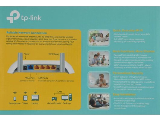 WiFi роутер TP-Link TL-WR840N