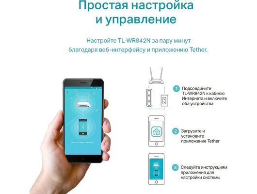 WiFi роутер TP-Link TL-WR842N