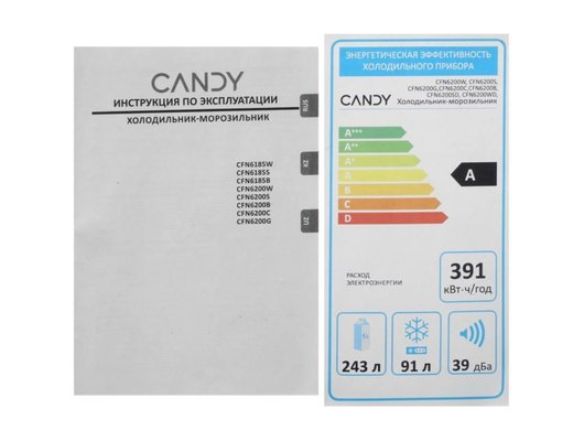 Холодильник Candy CFN6200W