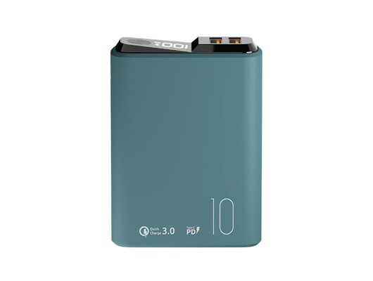Внешний аккумулятор OLMIO QS-10 10000mAh 22.5W темно-зеленый (039185)