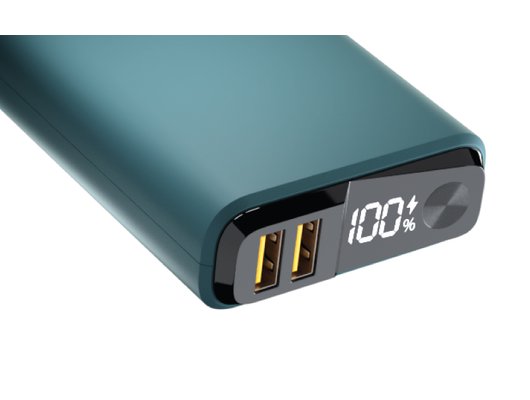 Внешний аккумулятор OLMIO QS-10 10000mAh 22.5W темно-зеленый (039185)