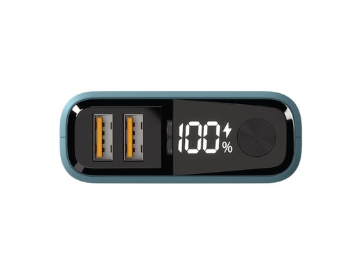 Внешний аккумулятор OLMIO QS-10 10000mAh 22.5W темно-зеленый (039185)