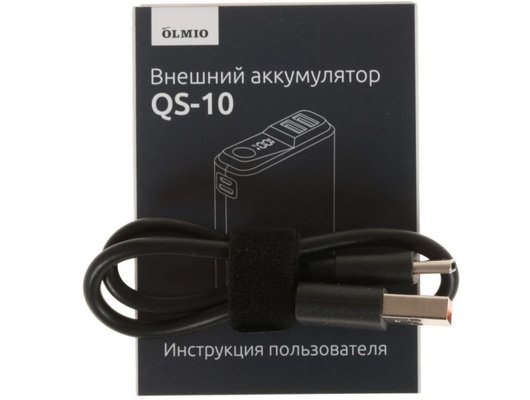 Внешний аккумулятор OLMIO QS-10 10000mAh 22.5W темно-зеленый (039185)
