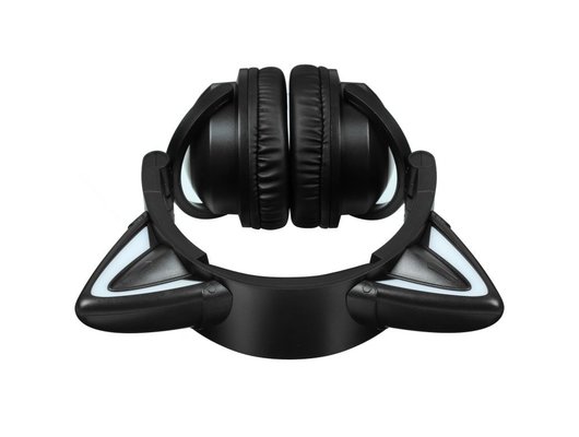 Наушники накладные QUMO PARTY CAT MINI ВТ 0052 Черно-желтые