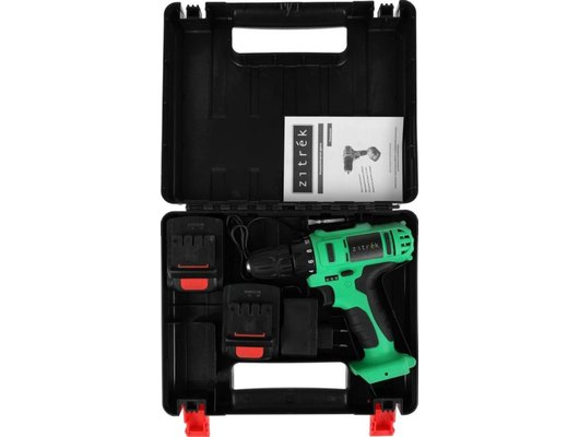 Дрель-шуруповерт Zitrek Greenpower 12-Li (кейс 2 АКБ бита) (063-4074)