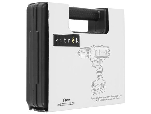Дрель-шуруповерт Zitrek Greenpower 12-Li (кейс 2 АКБ бита) (063-4074)