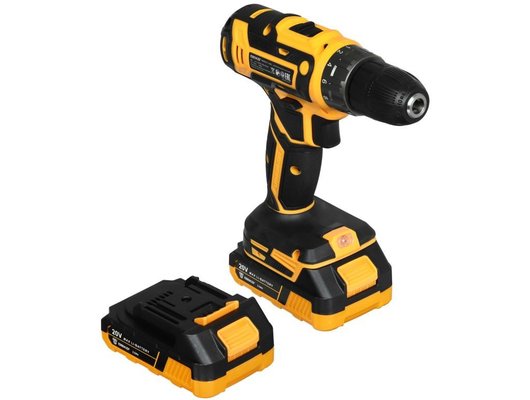 Дрель-шуруповерт DEKO DKCD20FU-Li (кейс 2 АКБ набор 63 пр) (063-4093)