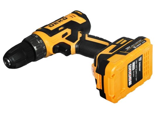 Дрель-шуруповерт DEKO DKCD20FU-Li (кейс 2 АКБ набор 63 пр) (063-4093)