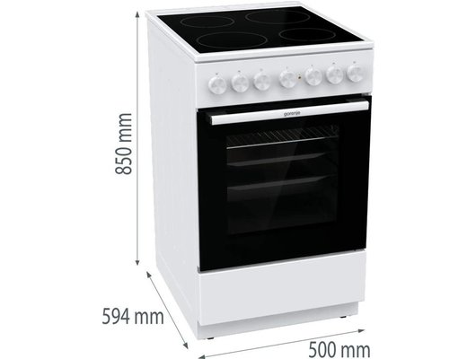 Плита электрическая GORENJE GEC5B41WG