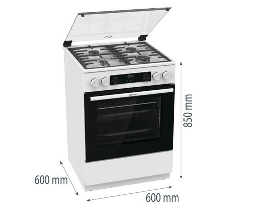 Плита газовая GORENJE GGI6C21WF