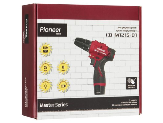 Дрель-шуруповерт PIONEER CD-M1215-01