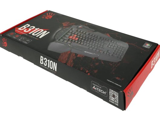 Клавиатура проводная игровая A4Tech Bloody B310N черный