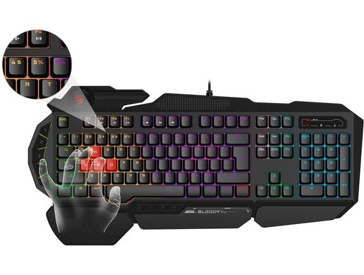 Клавиатура проводная игровая A4Tech Bloody B310N черный