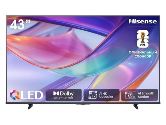 4K (Ultra HD) Smart телевизор HISENSE 43E7S