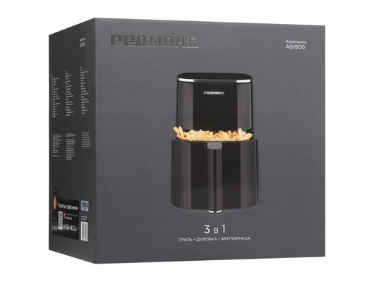 Аэрогриль РЕДМОНД AG1900 черный