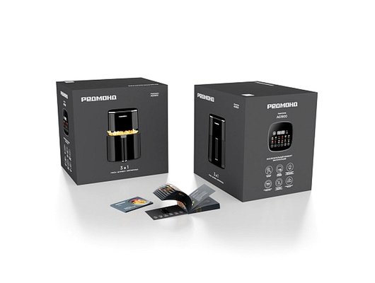 Аэрогриль РЕДМОНД AG1900 черный