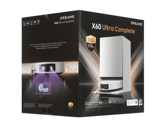 Робот-пылесос DREAME X60 ULTRA COMPLETE БЕЛЫЙ