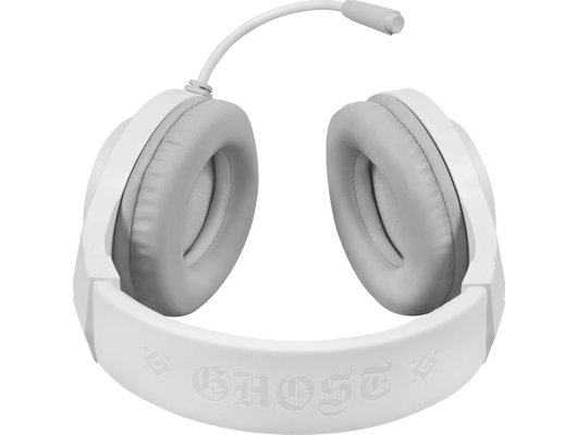 Игровые наушники проводные Defender Ghost LED белый