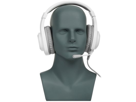 Игровые наушники проводные Defender Ghost LED белый