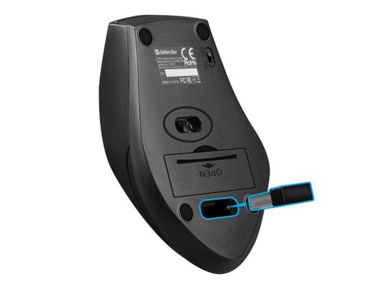 Мышь беспроводная Defender Accura MM-365 черный