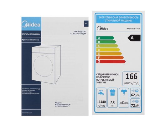 Стиральная машина MIDEA MF01712BS40/T