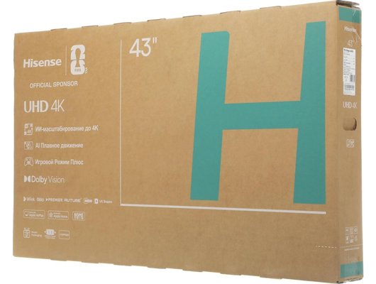 4K (Ultra HD) Smart телевизор Hisense 43A6S