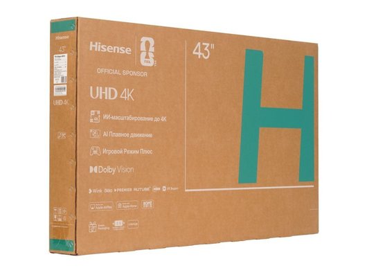 4K (Ultra HD) Smart телевизор Hisense 43A6S