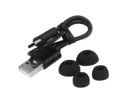 Гарнитуры TWS стерео OLMIO TWE-25 ANC+ENC Черные