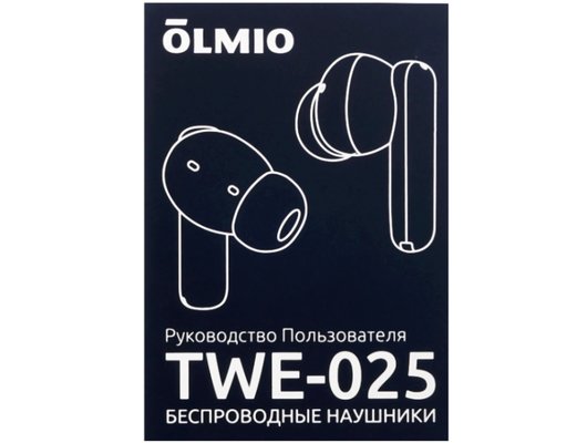 Гарнитуры TWS стерео OLMIO TWE-25 ANC+ENC Черные