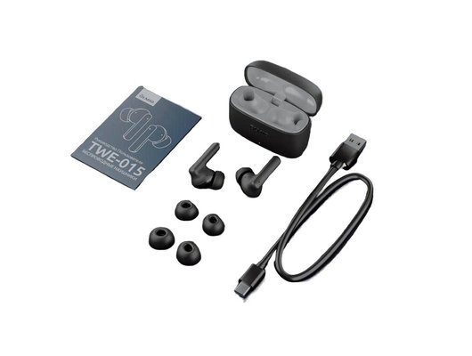 Гарнитуры TWS стерео OLMIO TWE-15 ANC+ENC Черные