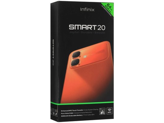 Смартфон Infinix Smart 20 4/64Gb Black