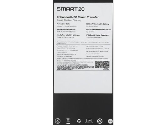 Смартфон Infinix Smart 20 4/64Gb Titan