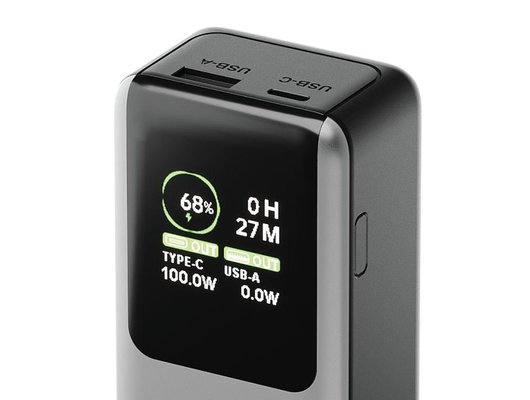 Внешний аккумулятор OLMIO T-20 20000mAh (44476) Титановый
