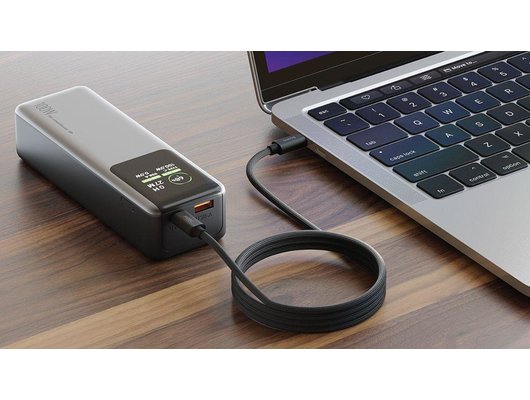 Внешний аккумулятор OLMIO T-20 20000mAh (44476) Титановый