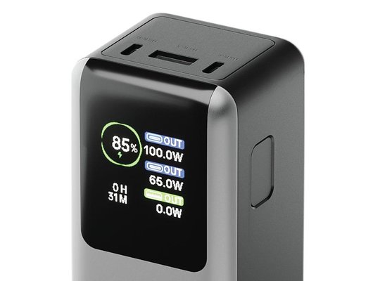 Внешний аккумулятор OLMIO T-30 30000mAh (44477) Титановый
