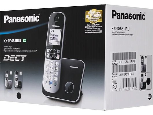 Радиотелефон PANASONIC KX-TG6811RUB