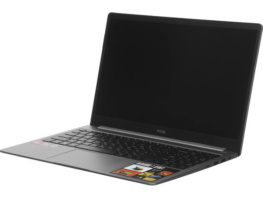 Ноутбук Tecno MegaBook T15DA/71003300345/Ryzen 5-7430U/8Gb/512Gb/15.6 FHS IPS/Win11 серый