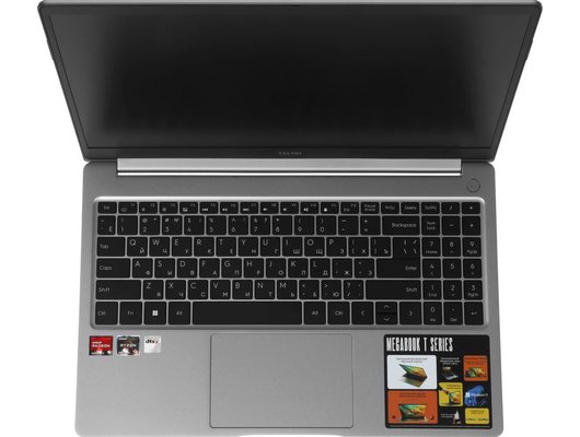 Ноутбук Tecno MegaBook T15DA/71003300345/Ryzen 5-7430U/8Gb/512Gb/15.6 FHS IPS/Win11 серый