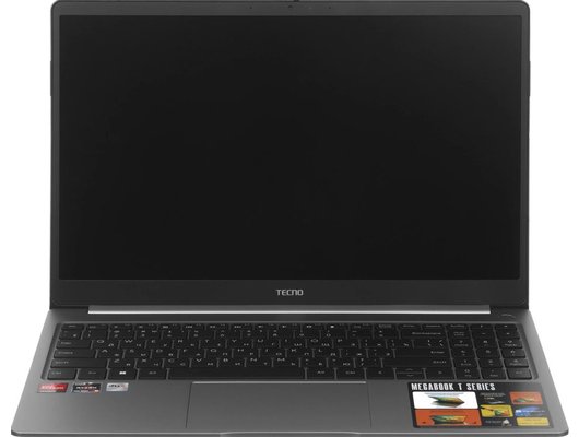 Ноутбук Tecno MegaBook T15DA/71003300345/Ryzen 5-7430U/8Gb/512Gb/15.6 FHS IPS/Win11 серый
