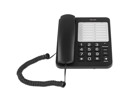 Проводной телефон TeXet TX-234 черный