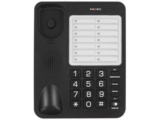 Проводной телефон TeXet TX-234 черный
