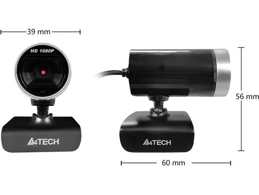 Веб-камера A4Tech PK-910H черный