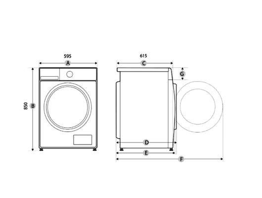 Стиральная машина TOSHIBA TWD-BM110GF4RU(SK)