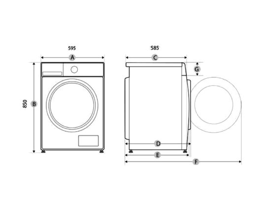 Стиральная машина TOSHIBA TW-BK100GF4RU(SK)