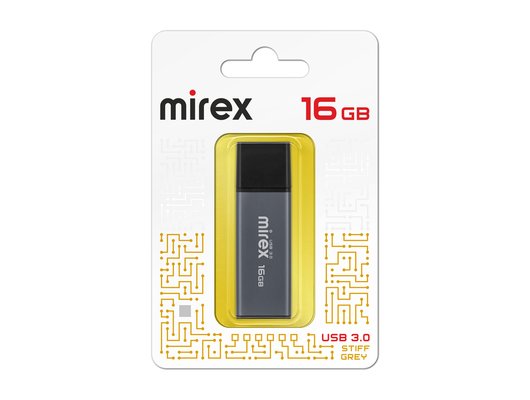 USB Флеш Mirex 16Gb Stiff Grey (13600-FM3SGR16)