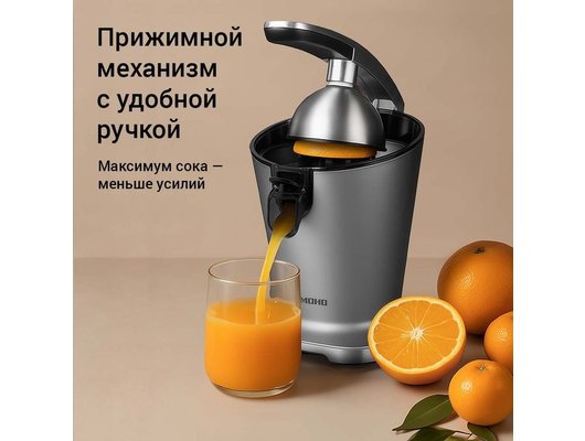 Соковыжималка РЕДМОНД J1428 серый/металл