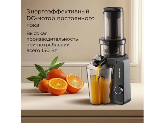 Шнековая соковыжималка РЕДМОНД J1405 серый