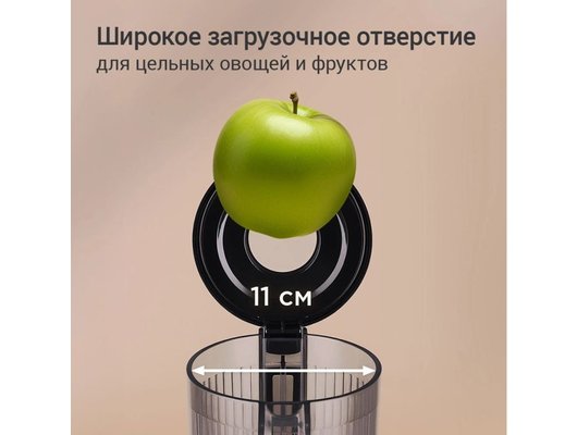 Шнековая соковыжималка РЕДМОНД J1408 черный/сталь