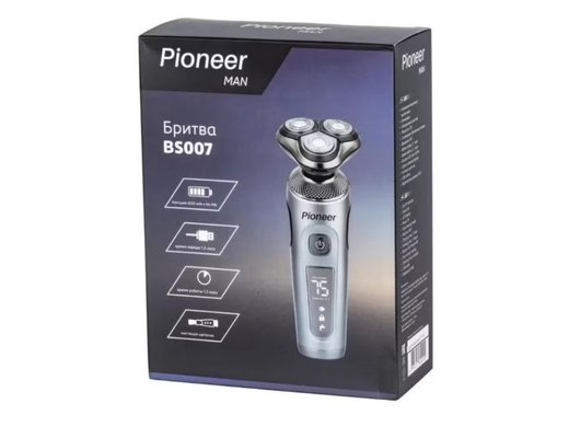 Роторная бритва PIONEER BS007