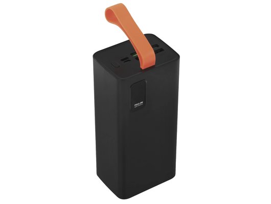 Внешний аккумулятор PERO PB08 40000 mAh, Li-Pol, output USB-C + 4 USB-A, черный